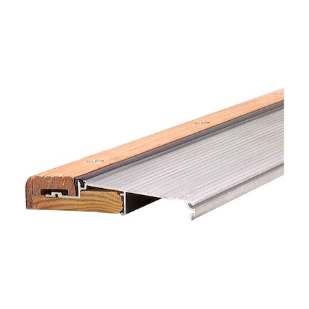 M-D Building Products M-D Building Products 1.13 in. H X 5.63 in. W X 36 in. L Aluminum/Oak Adjustable Deluxe Threshold Si 78600